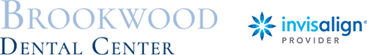 Brookwood Dental Care logo and Invisalign logo